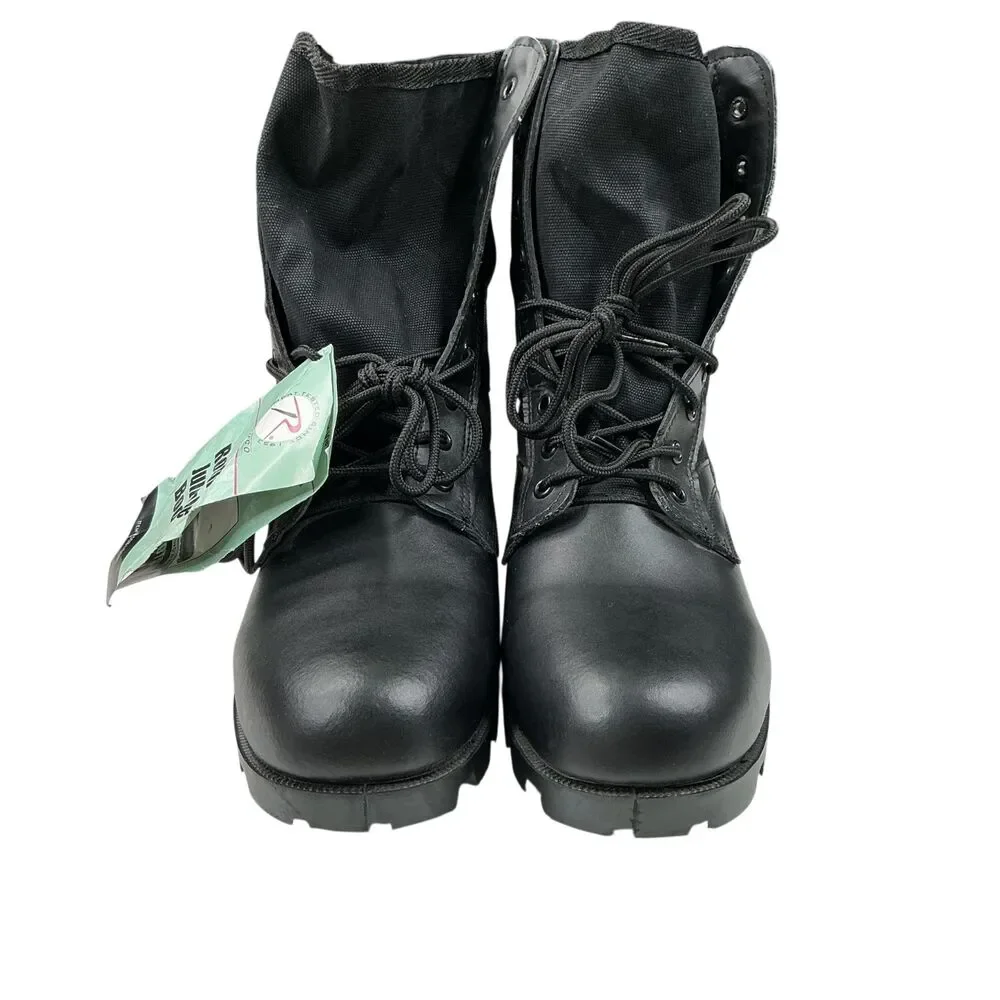 Rothco 5081 Black Leather Military G.I. Style 8